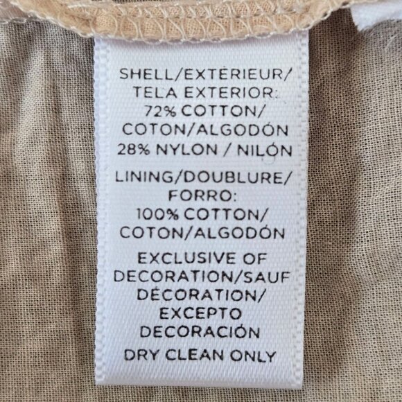 Ann Taylor Loft Black Lace Dress Nude Lining Sleeveless V-Neck Knee-Length 12 - Picture 9 of 9